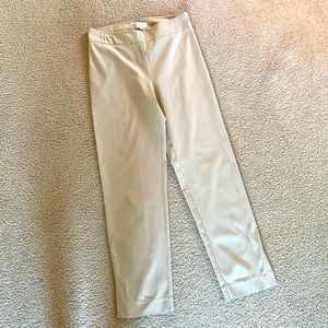 Oatmeal cropped pants